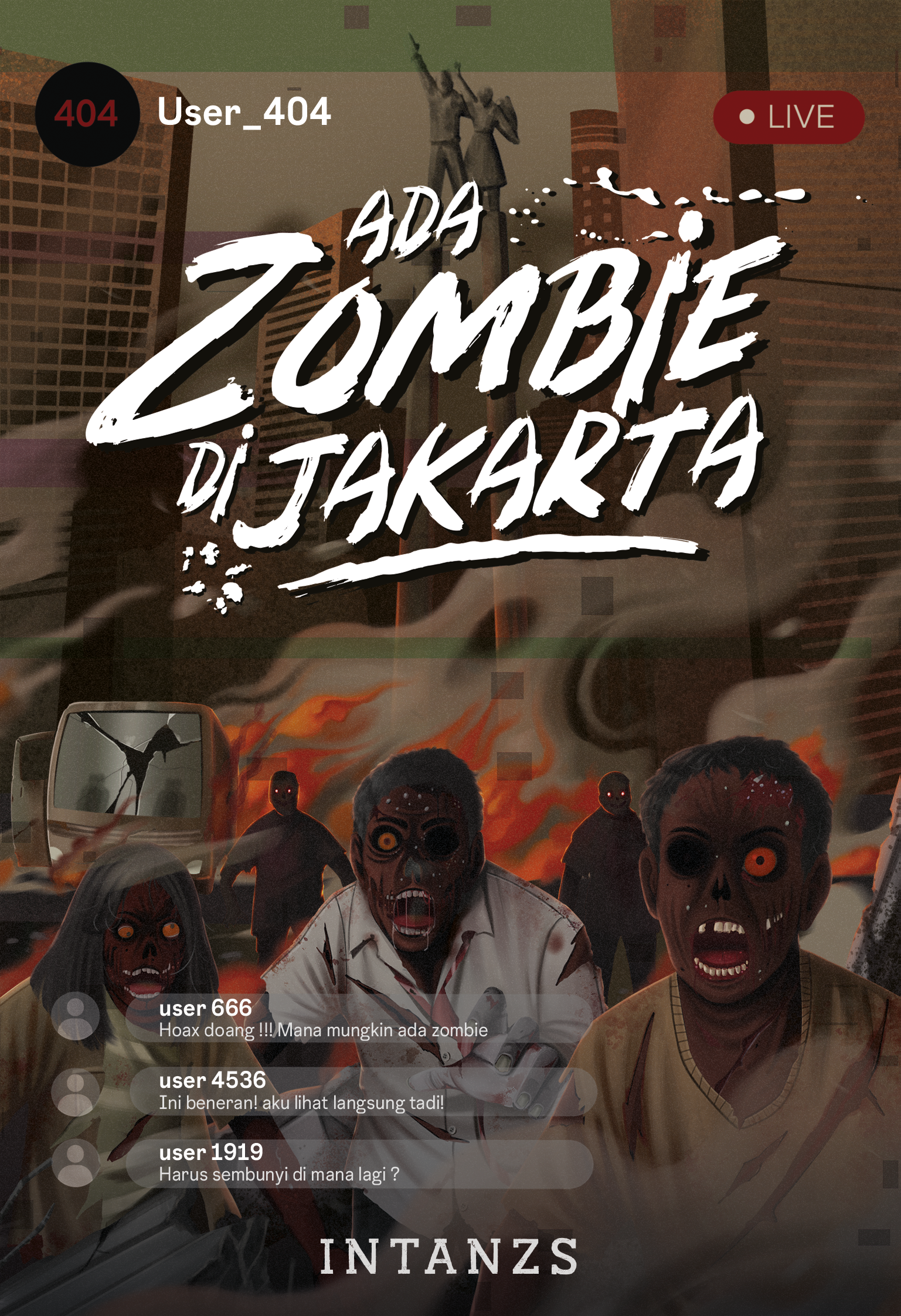 ADA ZOMBIE DI JAKARTA cover